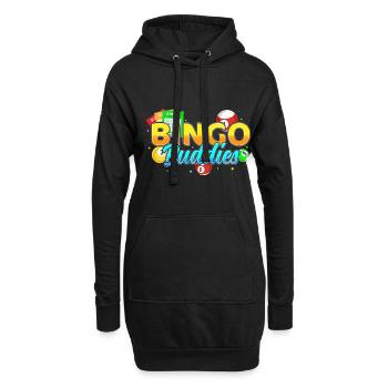 Bingo Buddies Joueur de Bingo Chanceux - Sweat-shirt à capuche long Femme - noir - Devant