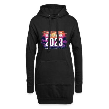 Grande Canarie 2023 (Garantie du prix le plus bas) - Sweat-shirt à capuche long Femme - noir - Devant
