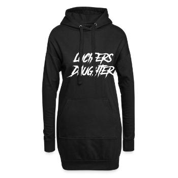 La fille de Goth Lolita Lucifer - Sweat-shirt à capuche long Femme - noir - Devant