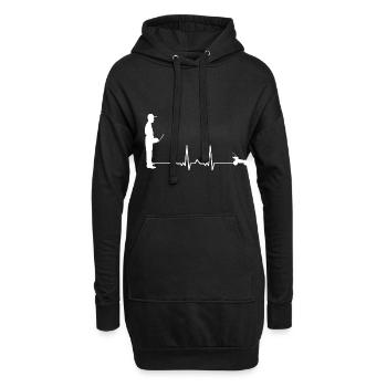 RC Car Brushless ferngesteuert - Hoodie-Kleid - Schwarz - Vorne