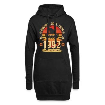 Viking Vintage 1992 30 Jahre Jubiläum - Hoodie-Kleid - Schwarz - Vorne