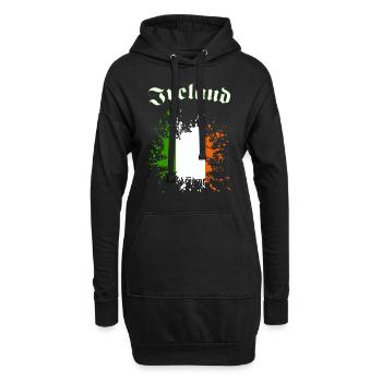 Ireland - Hoodie-Kleid - Schwarz - Vorne