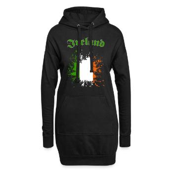 Ireland - Hoodie-Kleid - Schwarz - Vorne