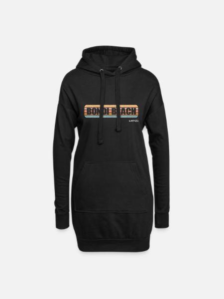 Bondi Beach Australia - Hoodie Dress - black