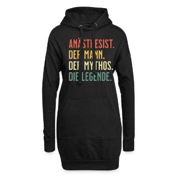 Anästhesist - der Mythos - Geschenk für - Hoodie-Kleid - Schwarz - Vorne