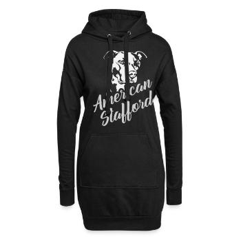American Stafford - Hoodie-Kleid - Schwarz - Vorne