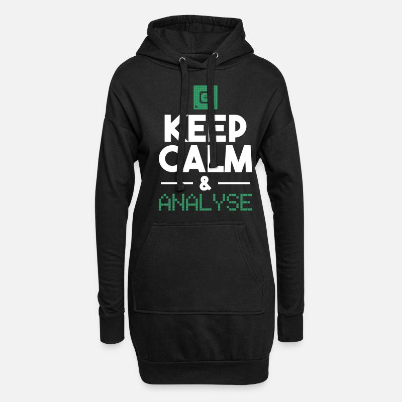 Fachinformatiker Informatik Fachinformatik It - Hoodie-Kleid - Schwarz