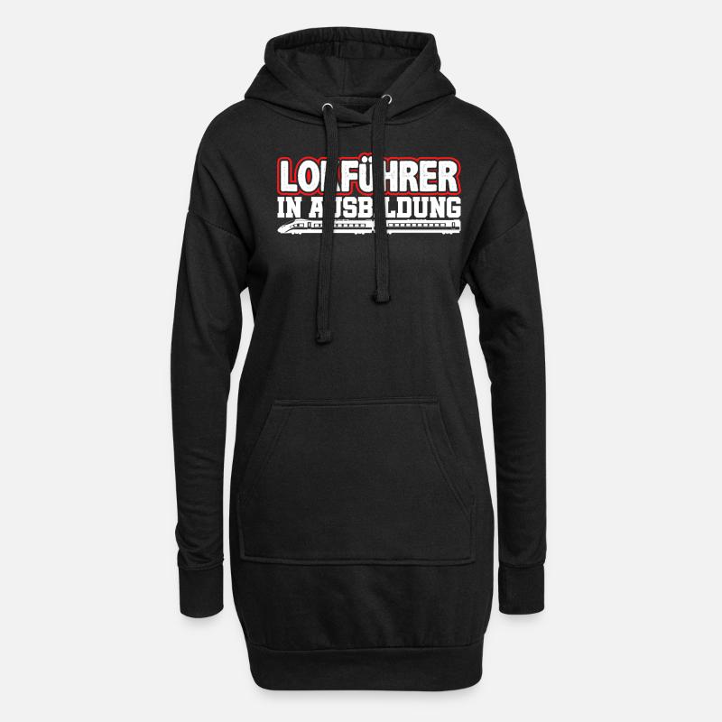 Eisenbahner Lokführer Triebfahrzeugführer Sifa - Hoodie-Kleid - Schwarz