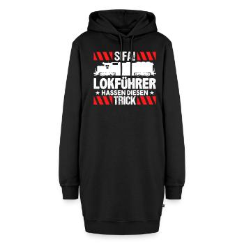 Lokführer Triebfahrzeugführer Lokomotive Sifa - Hoodie-Kleid - Schwarz - Vorne