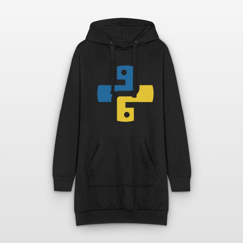Langage de programmation Python Sweat-shirt à capuche long Femme