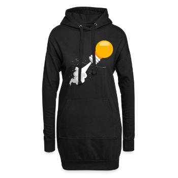 Startup project - Hoodie Dress - black - Front