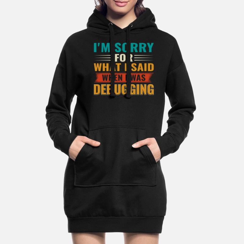Debugging Nerd Computer Programmer IT Hoodie Dress