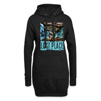 Lost Places Cadeau Urban Exploration Urbex - Sweat-shirt à capuche long Femme - noir - Devant