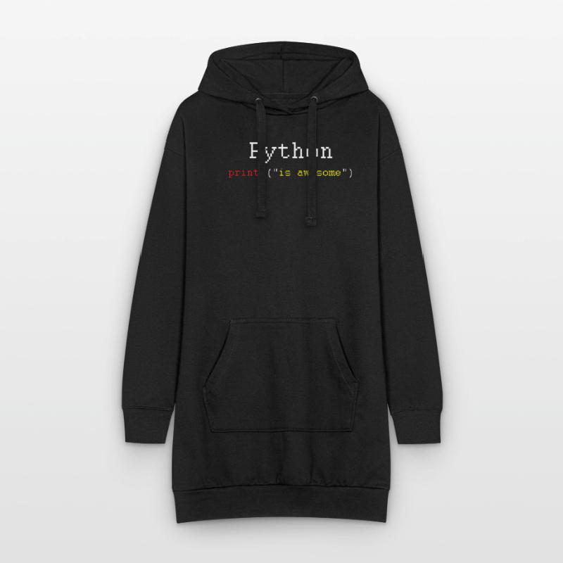 Python HTML Sprachcodierer Codierungsprogrammierer Geschenk Hoodie-Kleid