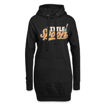 Big Spoon Little Spoon Matching Couple Schlaf - Hoodie-Kleid - Schwarz - Vorne