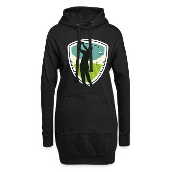 le golf - Sweat-shirt à capuche long Femme - noir - Devant