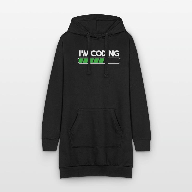 Coding Coder Programming Programmer Entwickler Geschenk Hoodie-Kleid