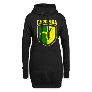 Capoeira - Sweat-shirt à capuche long Femme - noir - Devant