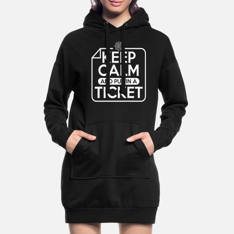 Sysadmin Techniker Technischer Support Geschenk Hoodie-Kleid
