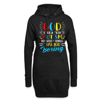 Autism Awarenesss Respect cadeau de chemise - Sweat-shirt à capuche long Femme - noir - Devant