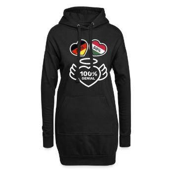 Ungarn Ungarn Geschenk Ungarn Geschenk Ungarn Lieb - Hoodie-Kleid - Schwarz - Vorne