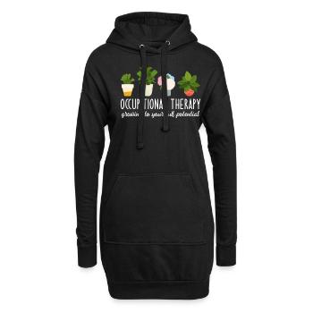 Occupational Therapy - Hoodie-Kleid - Schwarz - Vorne