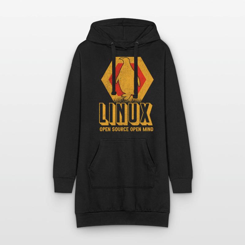 Linux Geek Penguin Nerd Computer Scientist Hoodie Dress