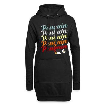 Pingouin - Sweat-shirt à capuche long Femme - noir - Devant