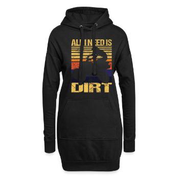 All I Need Is Dirt ATV Racing off roading - Sweat-shirt à capuche long Femme - noir - Devant