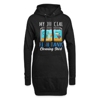 Aquarium - Sweat-shirt à capuche long Femme - noir - Devant