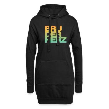 Bruderherz Bester Bruder der Welt Geschenkidee - Hoodie-Kleid - Schwarz - Vorne