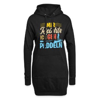 Stand Up Paddling Mir Reichts Ich Geh Paddeln SUP - Hoodie-Kleid - Schwarz - Vorne