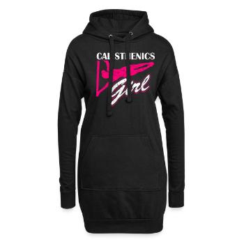 Femmes Sport Calisthenics - Sweat-shirt à capuche long Femme - noir - Devant