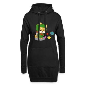 RpG Role Play Pen & Paper - Hoodie Dress - black - Front