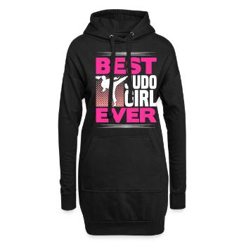 Japanisch Judo Schüler Judo Geschenk - Hoodie-Kleid - Schwarz - Vorne