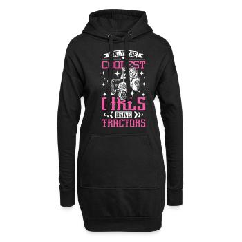 Traktor Girls - Hoodie-Kleid - Schwarz - Vorne