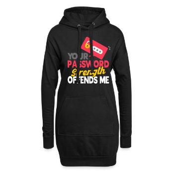 IT Sicherheit Computerfreak Cybersecurity Geschenk - Hoodie-Kleid - Schwarz - Vorne