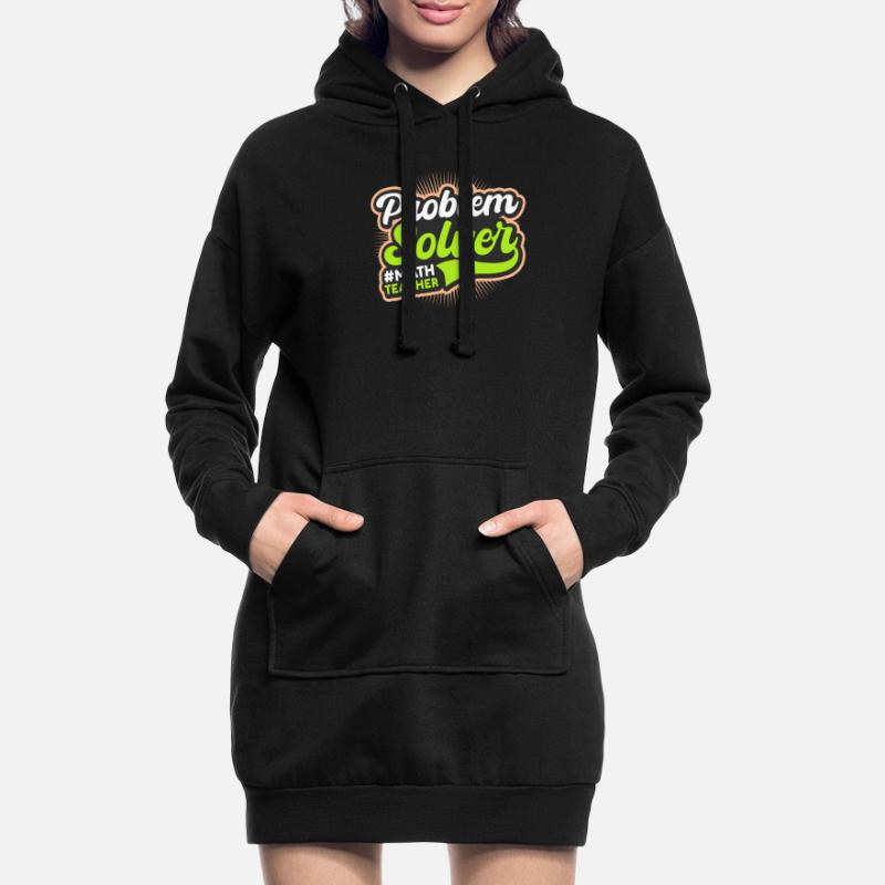 Math Teacher Problem Solver Hoodie Dress