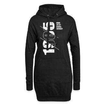 Legendär Original - Jahrgang 1985 Geburtstag - Hoodie-Kleid - Schwarz - Vorne