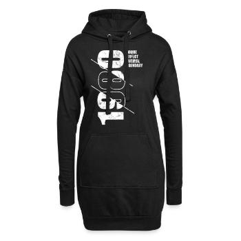 Legendär Original - Jahrgang 1980 Geburtstag - Hoodie-Kleid - Schwarz - Vorne