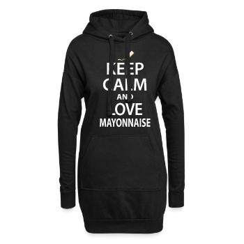 Cadeau d’épices à la mayonnaise d’amour - Sweat-shirt à capuche long Femme - noir - Devant