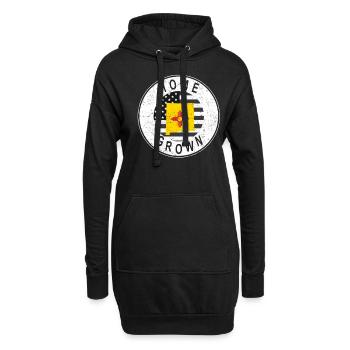 Carte terrestre Amérique Drapeau américain Home Grown Nouveau-Mexique - Sweat-shirt à capuche long Femme - noir - Devant