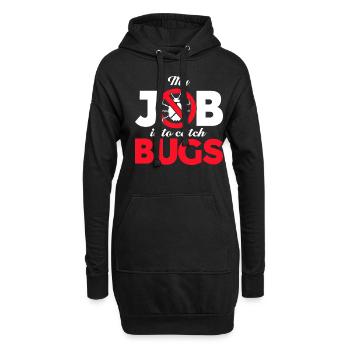 QA Engineer QA Tester Software Tester - Hoodie Dress - black - Front