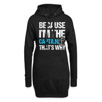 Amateurs de bateau Capitaine de bateau Capitaines - Sweat-shirt à capuche long Femme - noir - Devant
