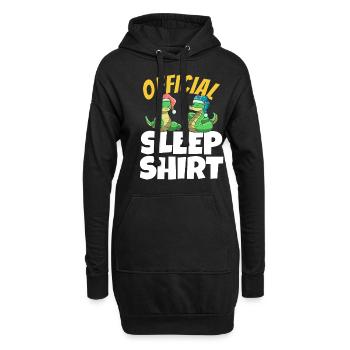 Schlafende Schlangen geschenk - Hoodie-Kleid - Schwarz - Vorne