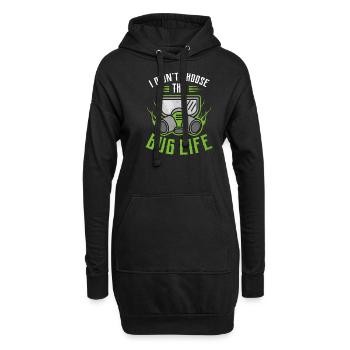 Bug Exterminator Didn't Choose The Bug Life - Hoodie Dress - black - Front