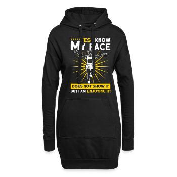 Motivation Streak Running Runner Marathon - Sweat-shirt à capuche long Femme - noir - Devant