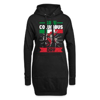 Christopher Columbus - Hoodie-Kleid - Schwarz - Vorne