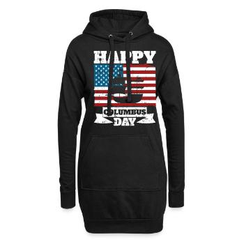 Christopher Columbus - Hoodie-Kleid - Schwarz - Vorne