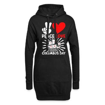 Christopher Columbus - Hoodie-Kleid - Schwarz - Vorne